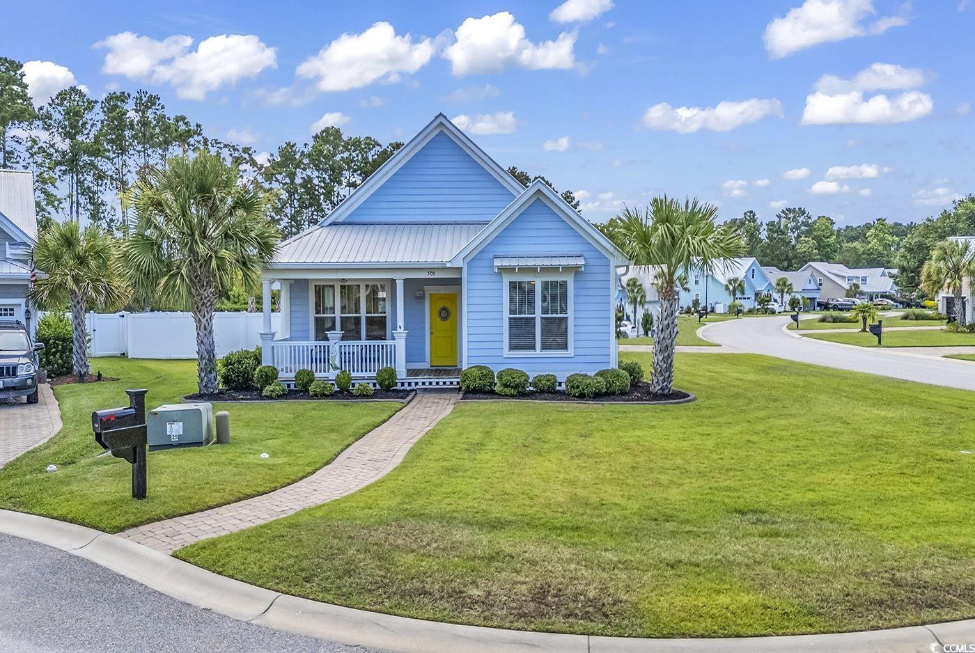 500 Percival Court Murrells Inlet, SC 29576 - Photo 2 of 40 View of front of house featuring a front lawn