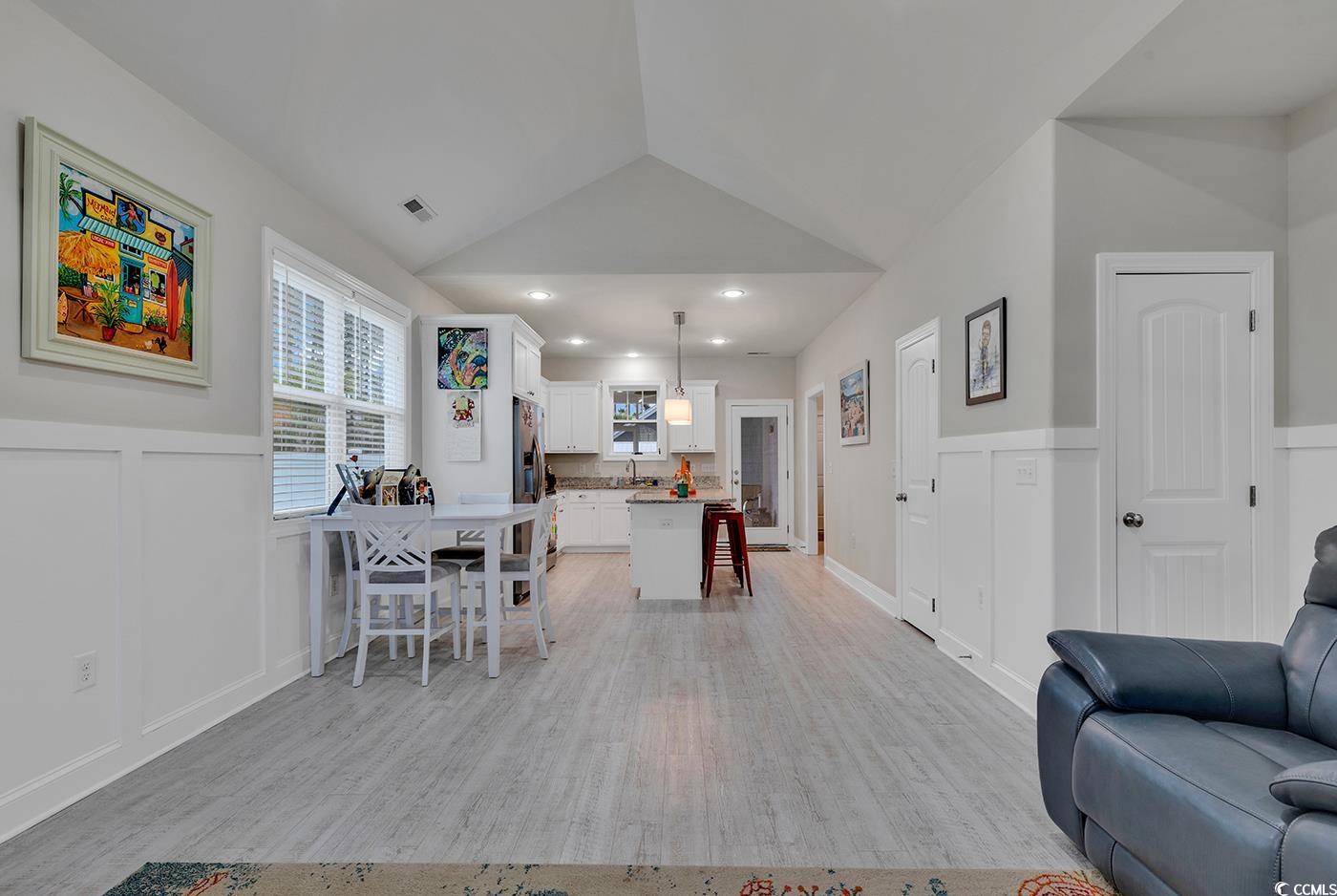 500 Percival Court Murrells Inlet, SC 29576 - Photo 8 of 40 Interior space with vaulted ceiling and light wood
