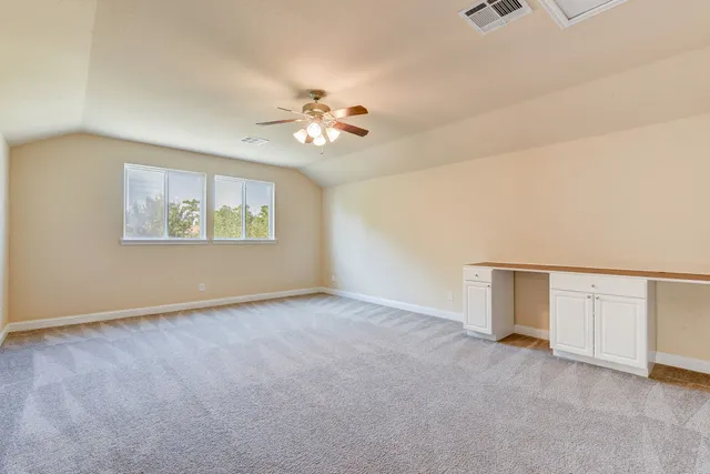 a view of an empty room