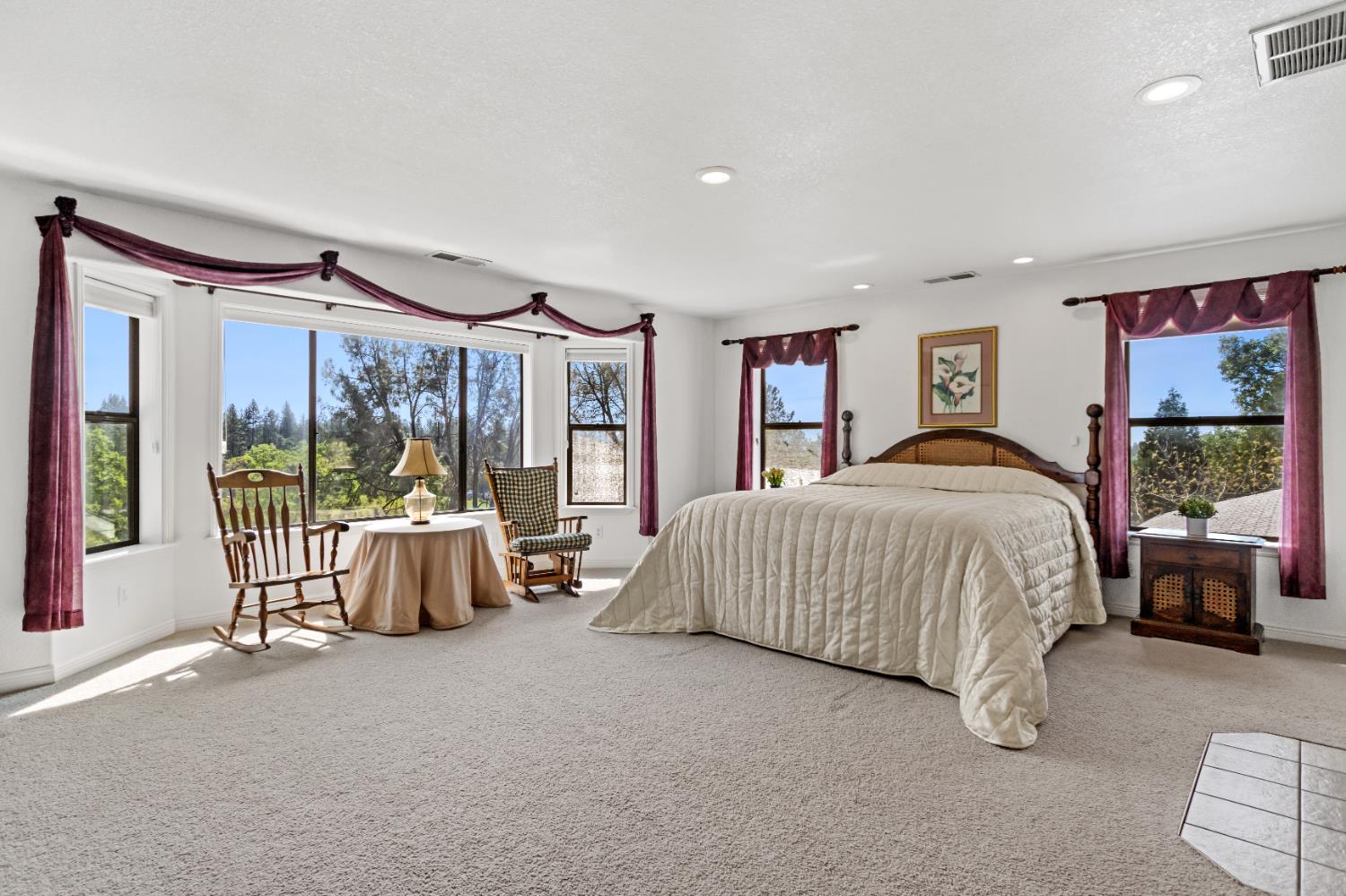 4661 Holm Road Placerville, CA 95667 - Photo 31 of 45 The primary bedroom enjoys beautiful views.