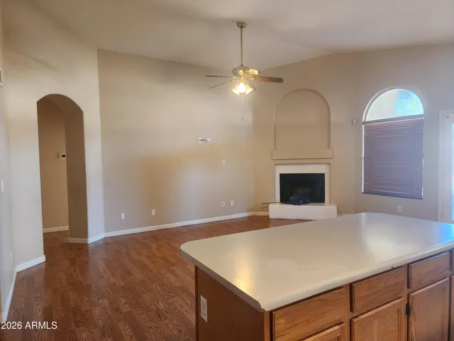 a view of livingroom with furniture