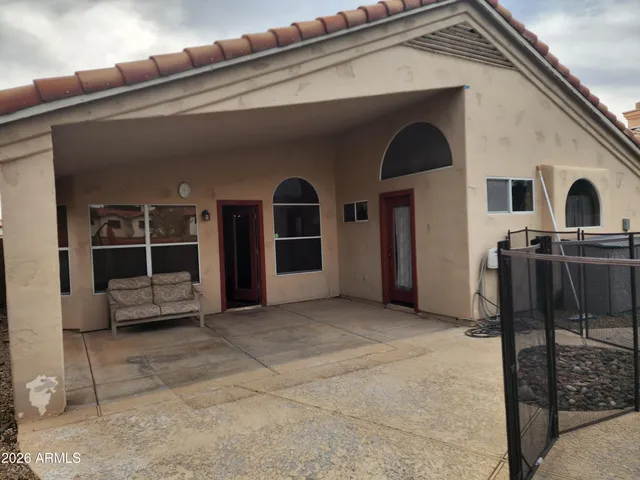 a view of front door