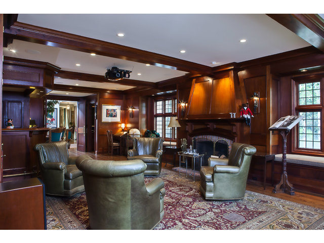 279 Park Lane Atherton, CA 94027 - Photo 18 of 25 a living room with fireplace furniture and a large window