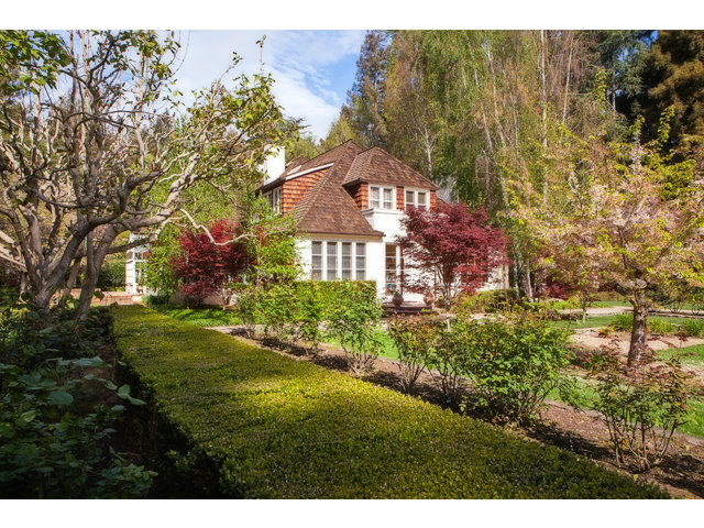 279 Park Lane Atherton, CA 94027 - Photo 25 of 25 a view of a yard with plants and large trees