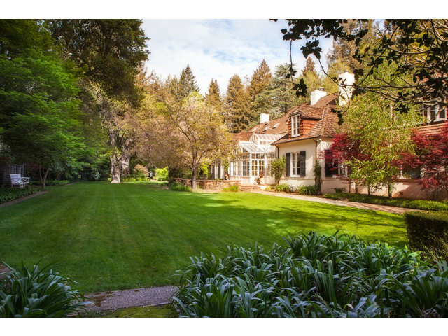 279 Park Lane Atherton, CA 94027 - Photo 5 of 25 a view of a house with a big yard