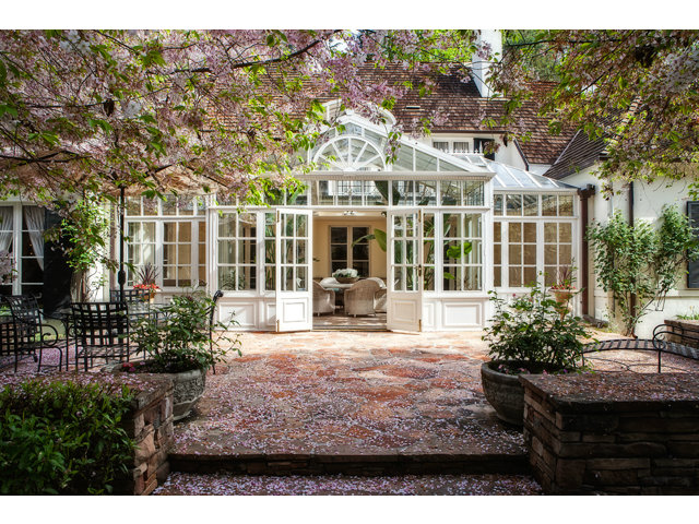 279 Park Lane Atherton, CA 94027 - Photo 10 of 25 a view of a house with backyard and sitting area