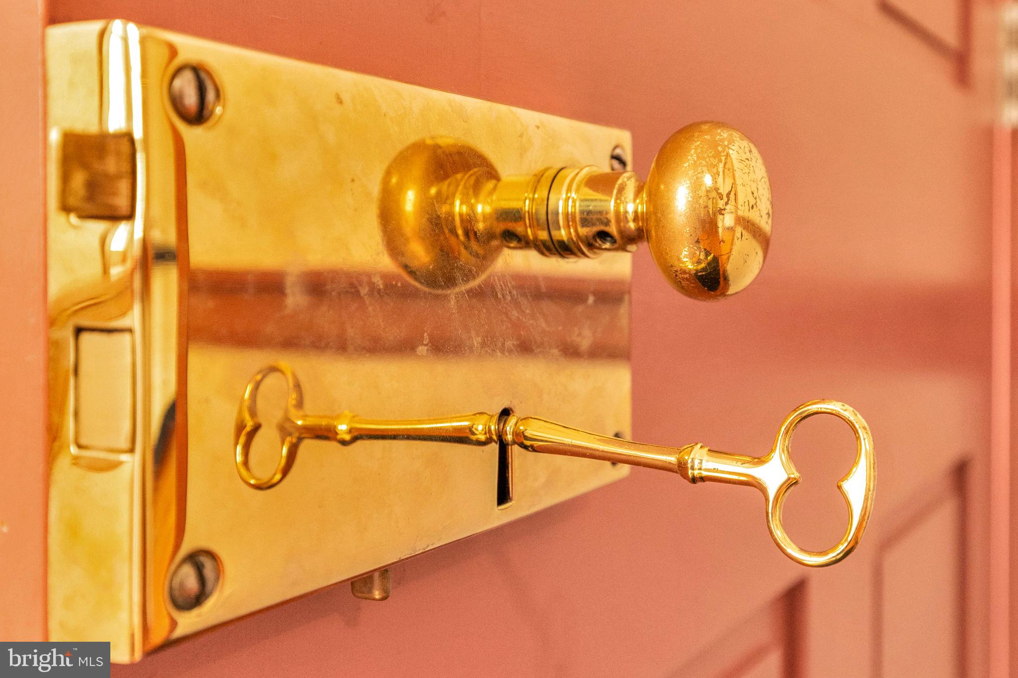 28 Potomac Street Boonsboro, MD 21713 - Photo 6 of 52 a bathroom with a mirror and a glass door shower