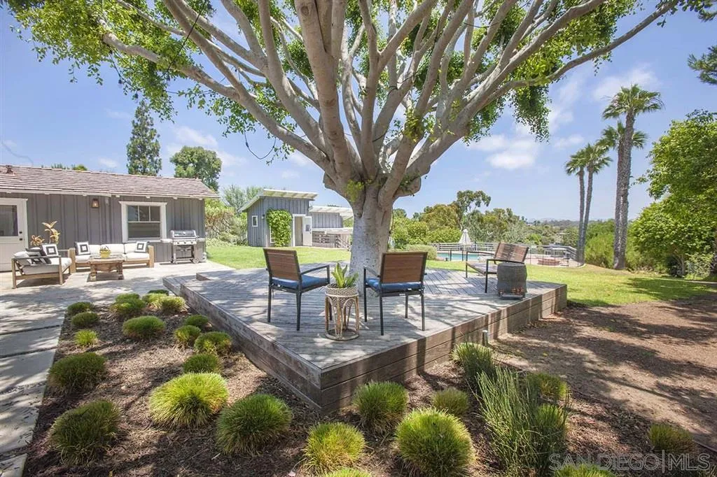 448 Marview Drive Solana Beach, CA 92075 - Photo 4 of 25 a view of a backyard with sitting area