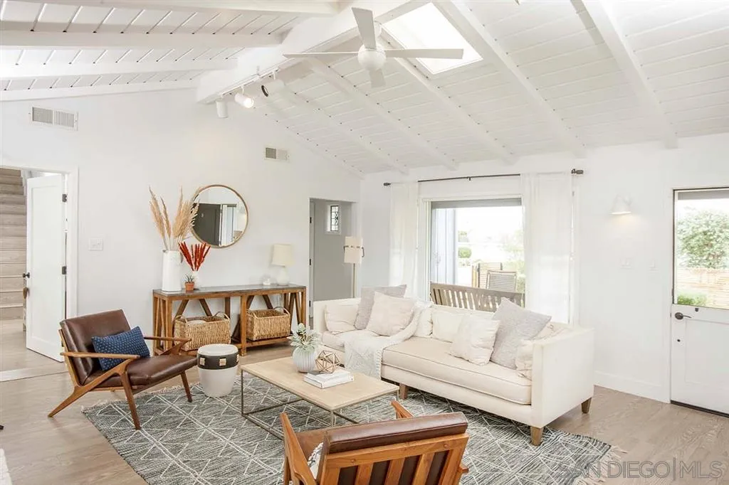 448 Marview Drive Solana Beach, CA 92075 - Photo 6 of 25 a living room with furniture a rug and a window