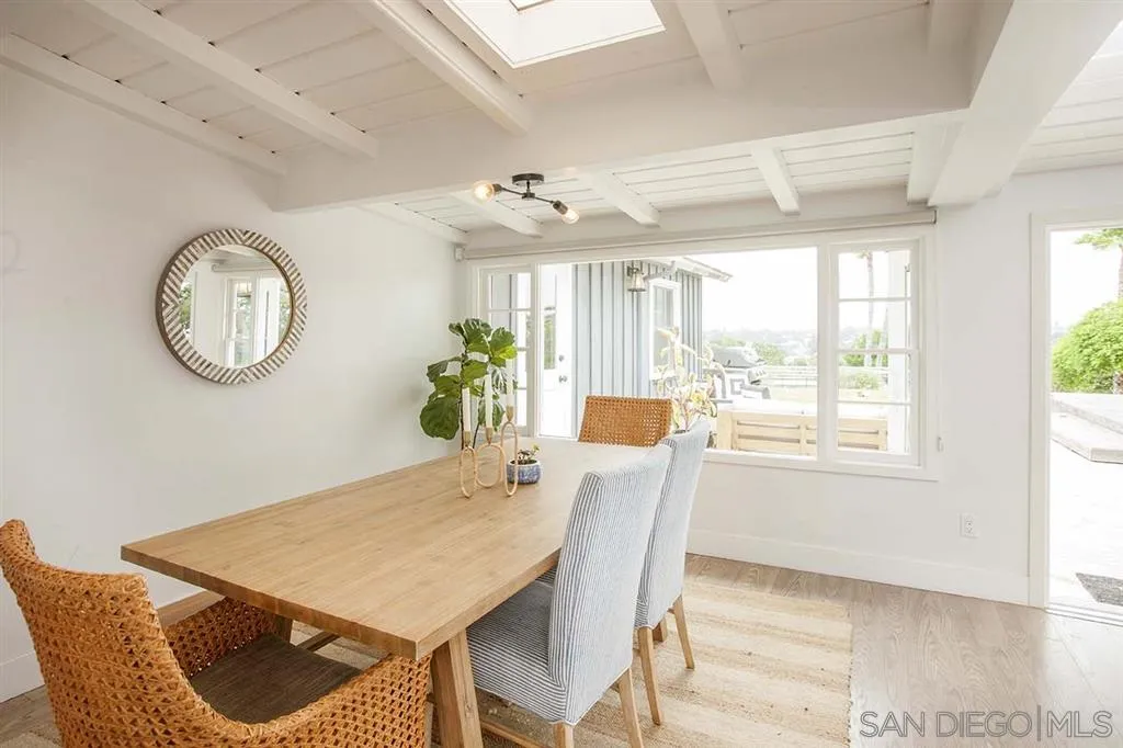 448 Marview Drive Solana Beach, CA 92075 - Photo 8 of 25 a view of a dining room with furniture and window