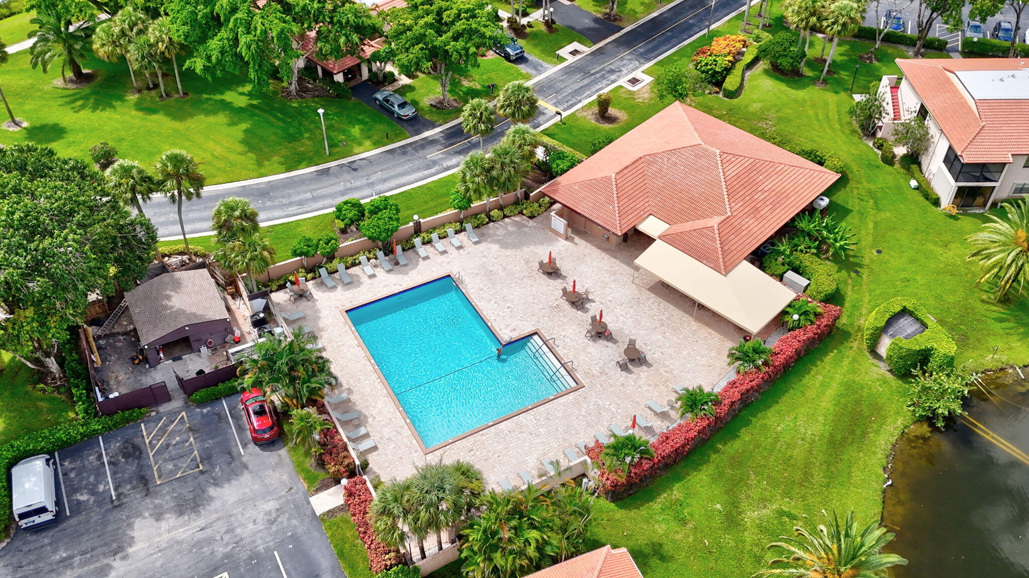 9268 Vista Del Lago, Unit 26D Boca Raton, FL 33428 - Photo 34 of 34 an aerial view of a house