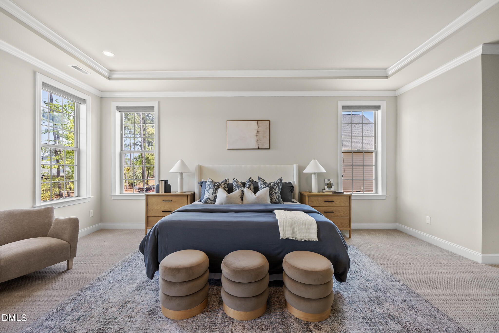 2648 Beckwith Road Apex, NC 27523 - Photo 27 of 59 a living room with furniture and a large window