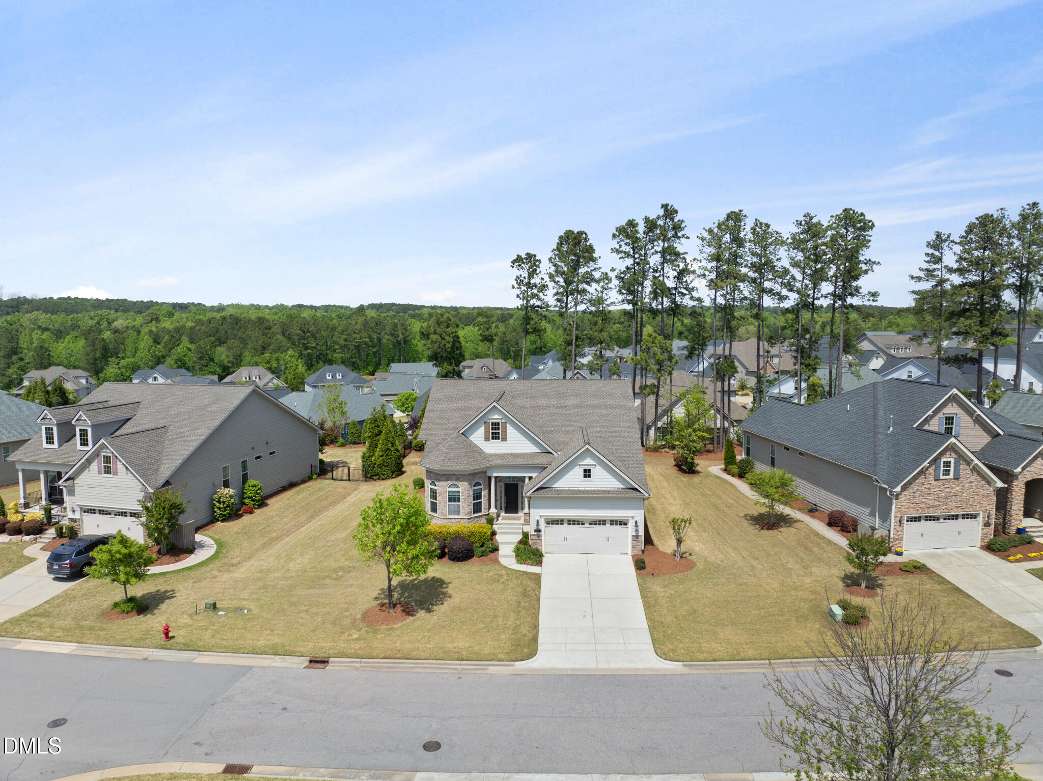 2648 Beckwith Road Apex, NC 27523 - Photo 3 of 59 an aerial view of residential houses with outdoor space