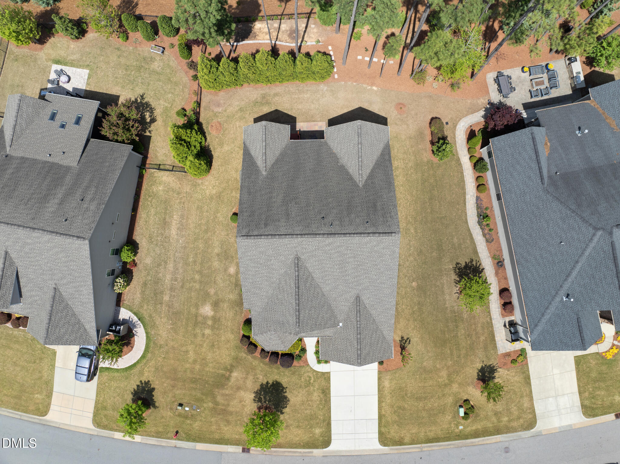 2648 Beckwith Road Apex, NC 27523 - Photo 46 of 59 an aerial view of residential houses with outdoor space