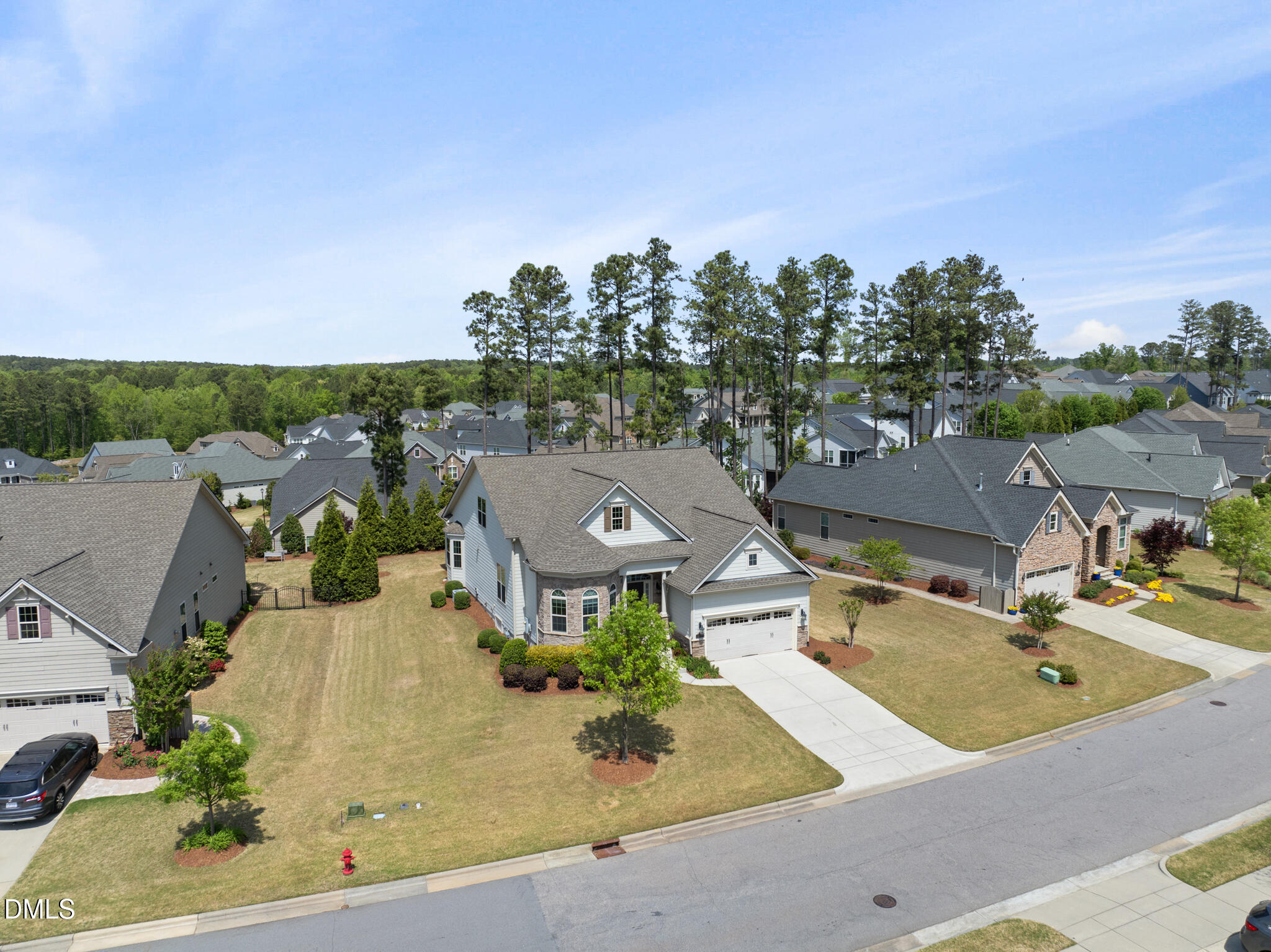 2648 Beckwith Road Apex, NC 27523 - Photo 49 of 59 an aerial view of residential houses with outdoor space