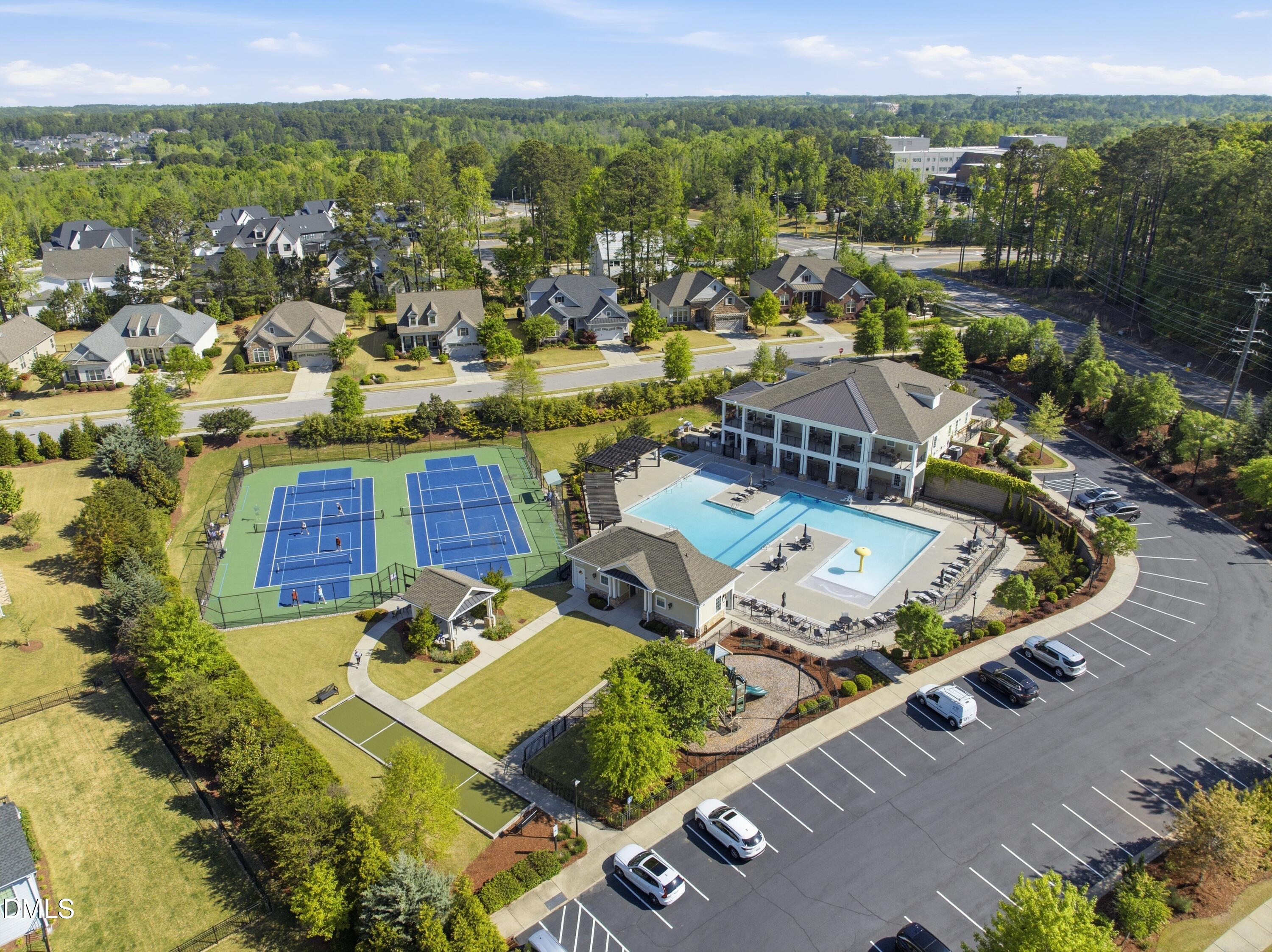2648 Beckwith Road Apex, NC 27523 - Photo 50 of 59 an aerial view of a house with outdoor space