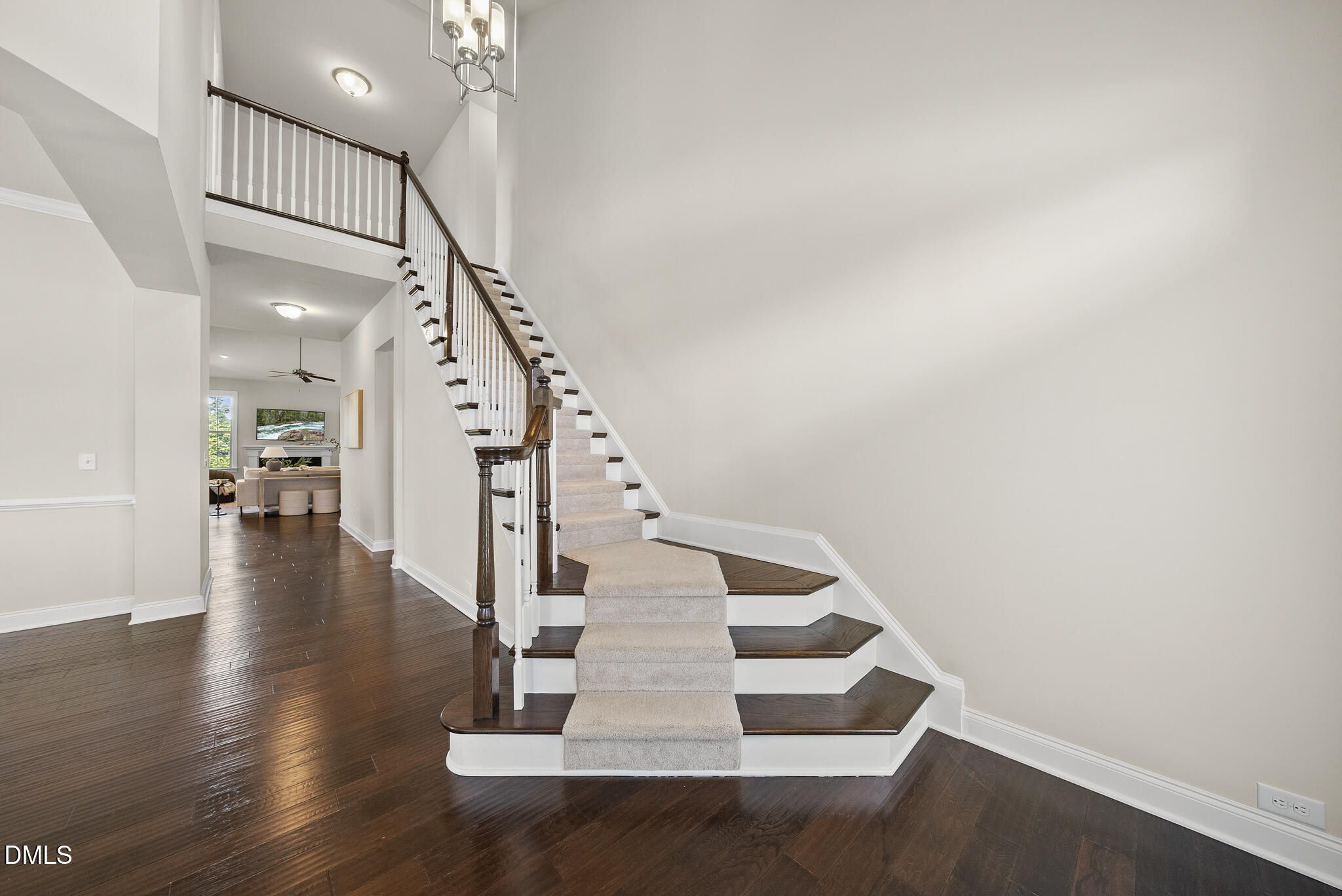 2648 Beckwith Road Apex, NC 27523 - Photo 5 of 59 a view of entryway and hall with wooden floor