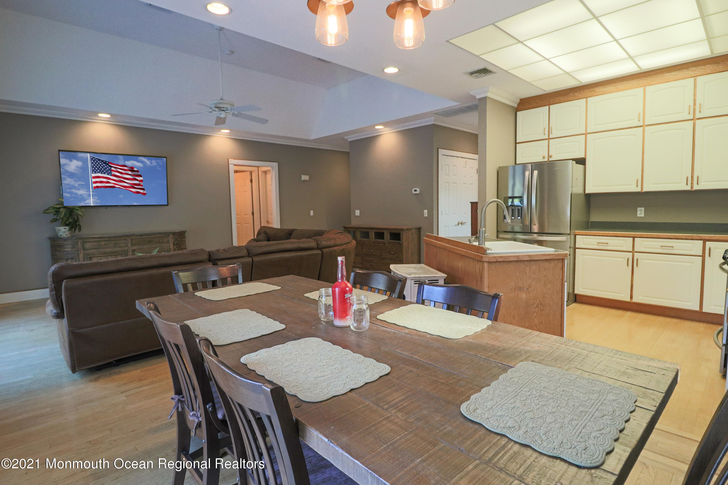 352 Brewers Bridge Road Jackson, NJ 08527 - Photo 20 of 34 a kitchen with stainless steel appliances kitchen island granite countertop a sink and cabinets
