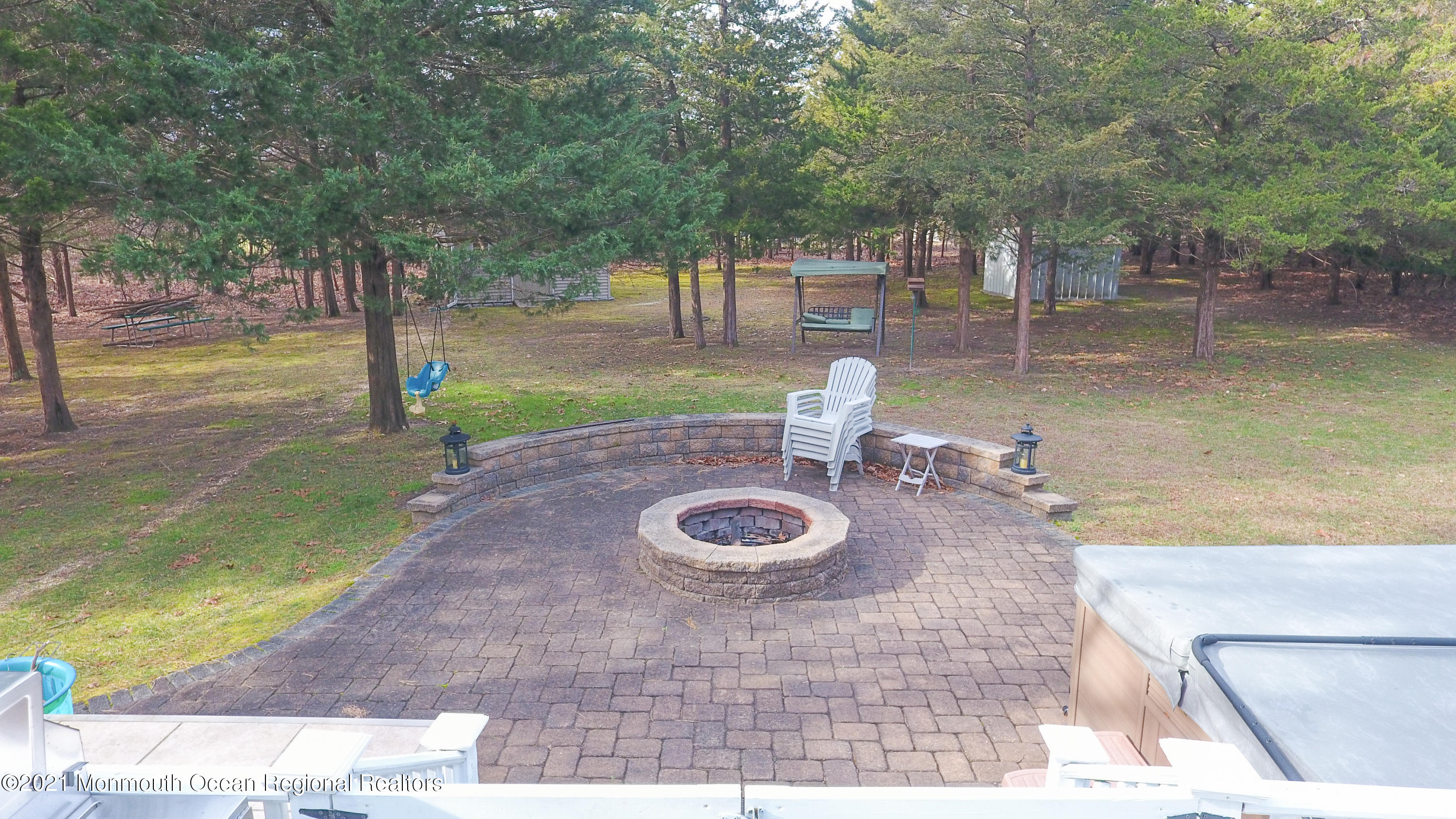 352 Brewers Bridge Road Jackson, NJ 08527 - Photo 10 of 34 a backyard of a house with garden and patio