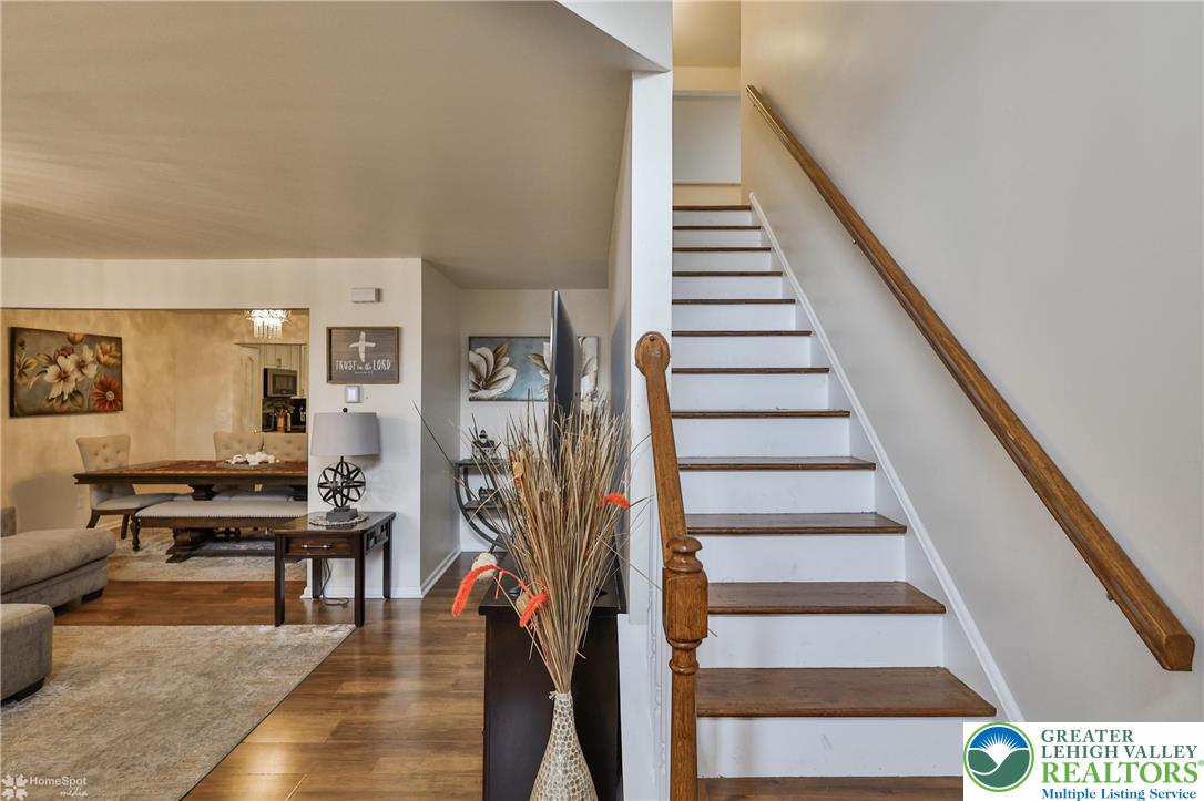 204 Ridings Circle Macungie, PA 18062 - Photo 4 of 53 a view of entryway and hall with wooden floor