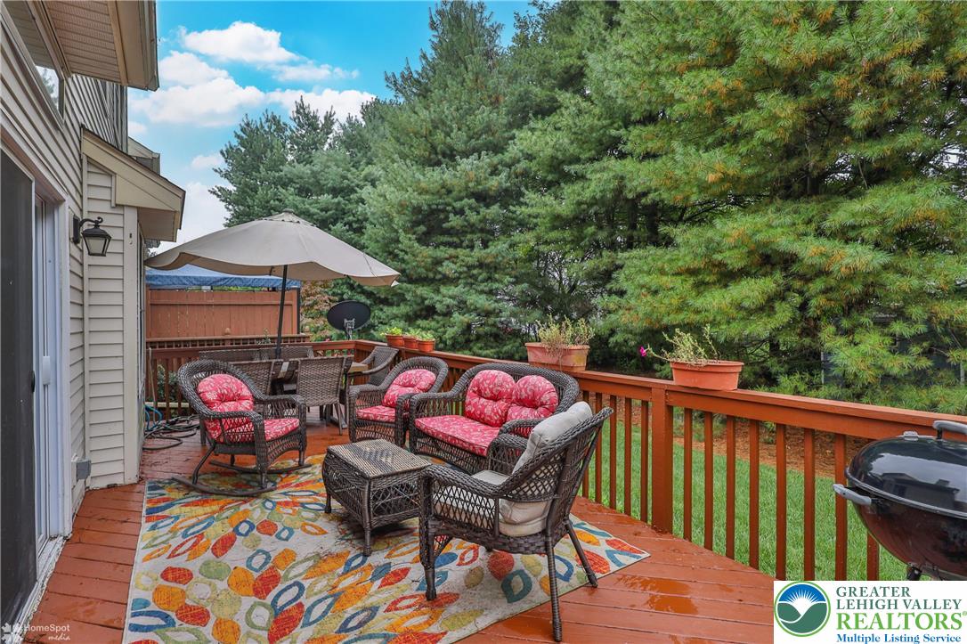204 Ridings Circle Macungie, PA 18062 - Photo 50 of 53 a view of deck with furniture and barbeque oven