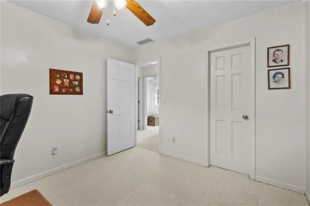 a view of a storage in a room