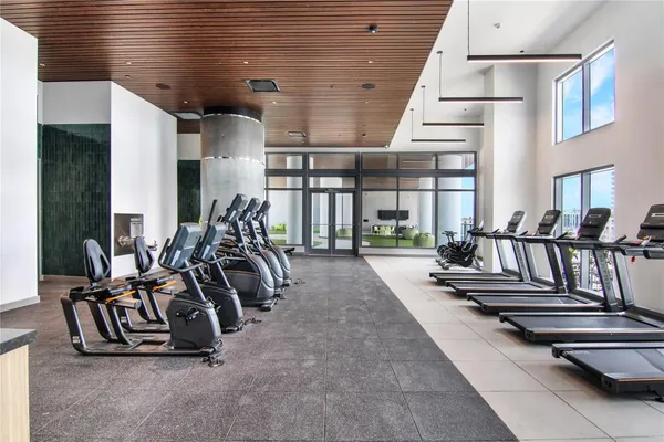 a view of gym