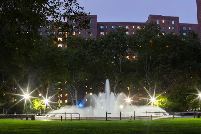 a view of building with yard