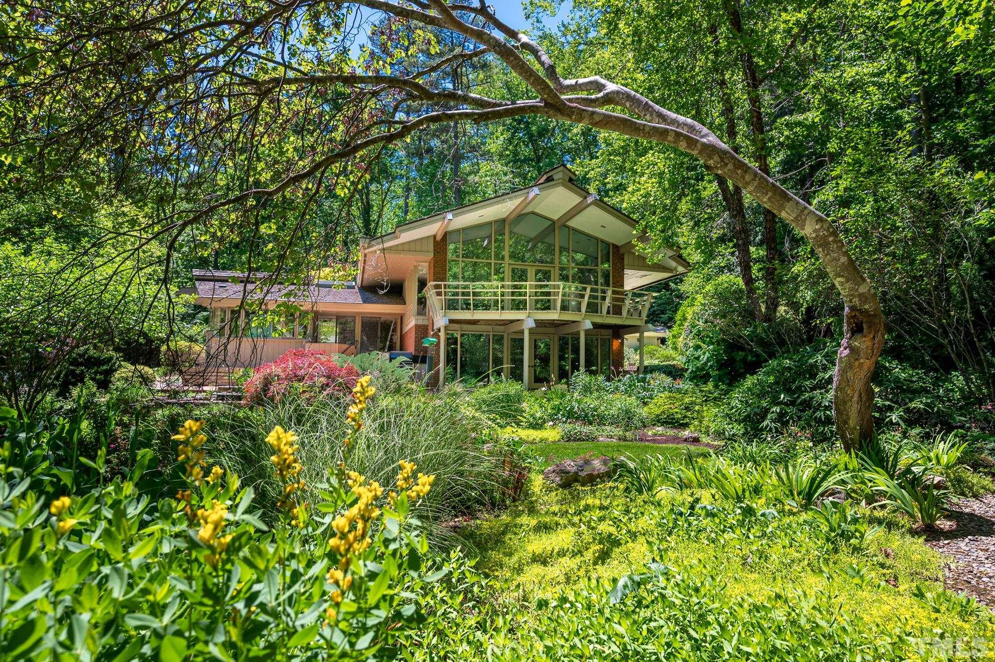 803 Cedar Falls Road Chapel Hill, NC 27514 - Photo 58 of 61 a small garden view