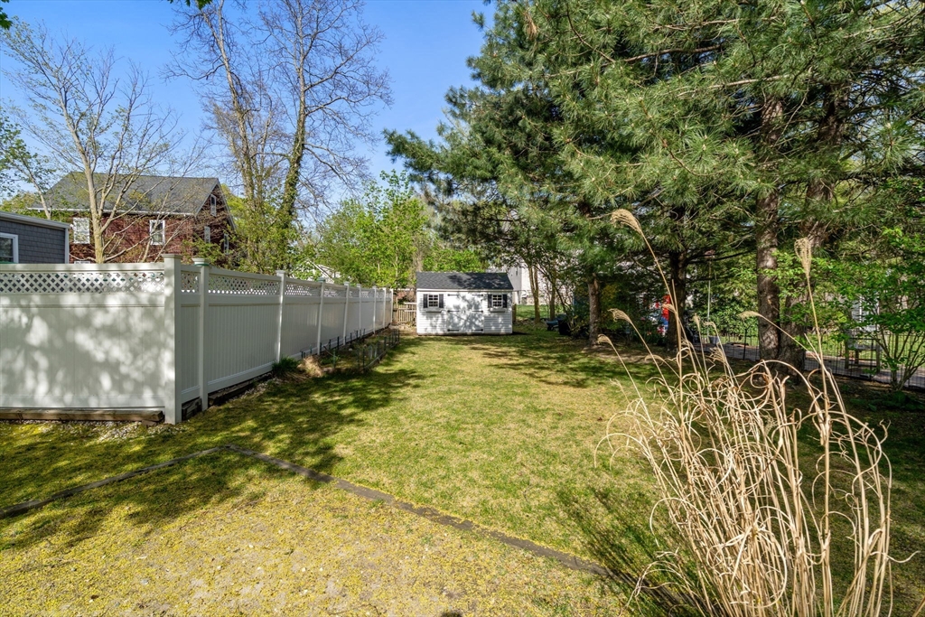 110 Mt Vernon Street Dedham, MA 02026 - Photo 32 of 35 a backyard of a house