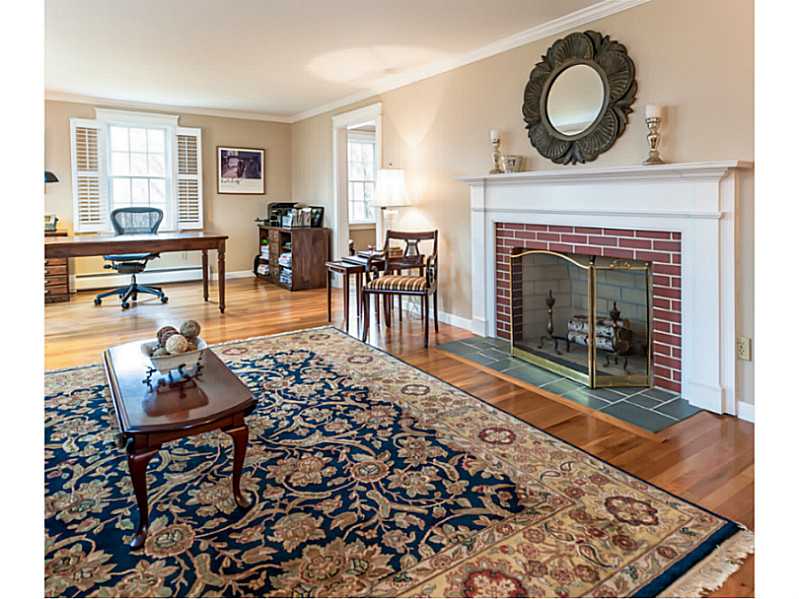 110 Signal Ridge Way East Greenwich, RI 02818 - Photo 11 of 21 Living Room. 2nd fireplace. New plantation shutters