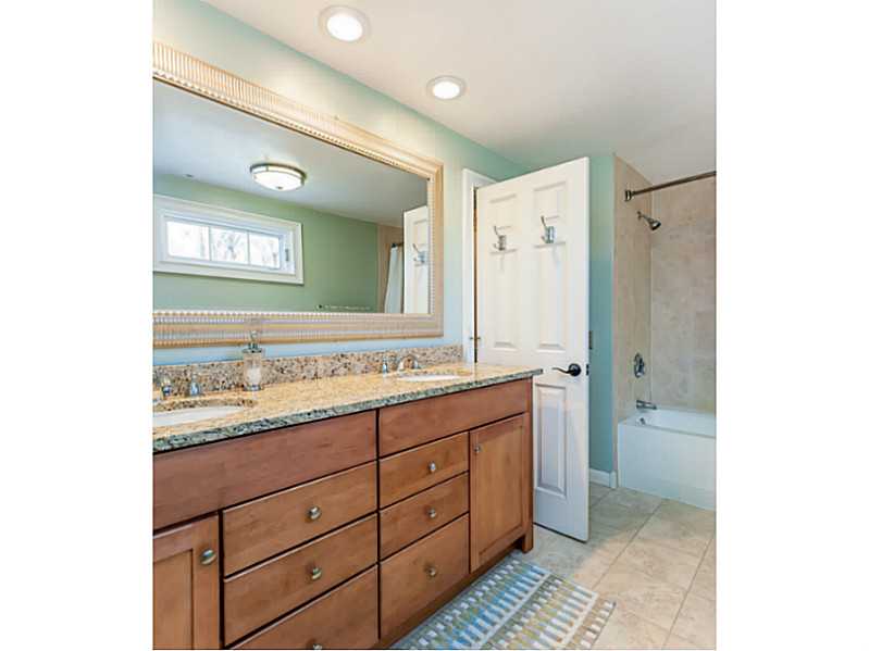 110 Signal Ridge Way East Greenwich, RI 02818 - Photo 16 of 21 Bathroom. Newer cabinetry and granite, flooring, tub and toilet