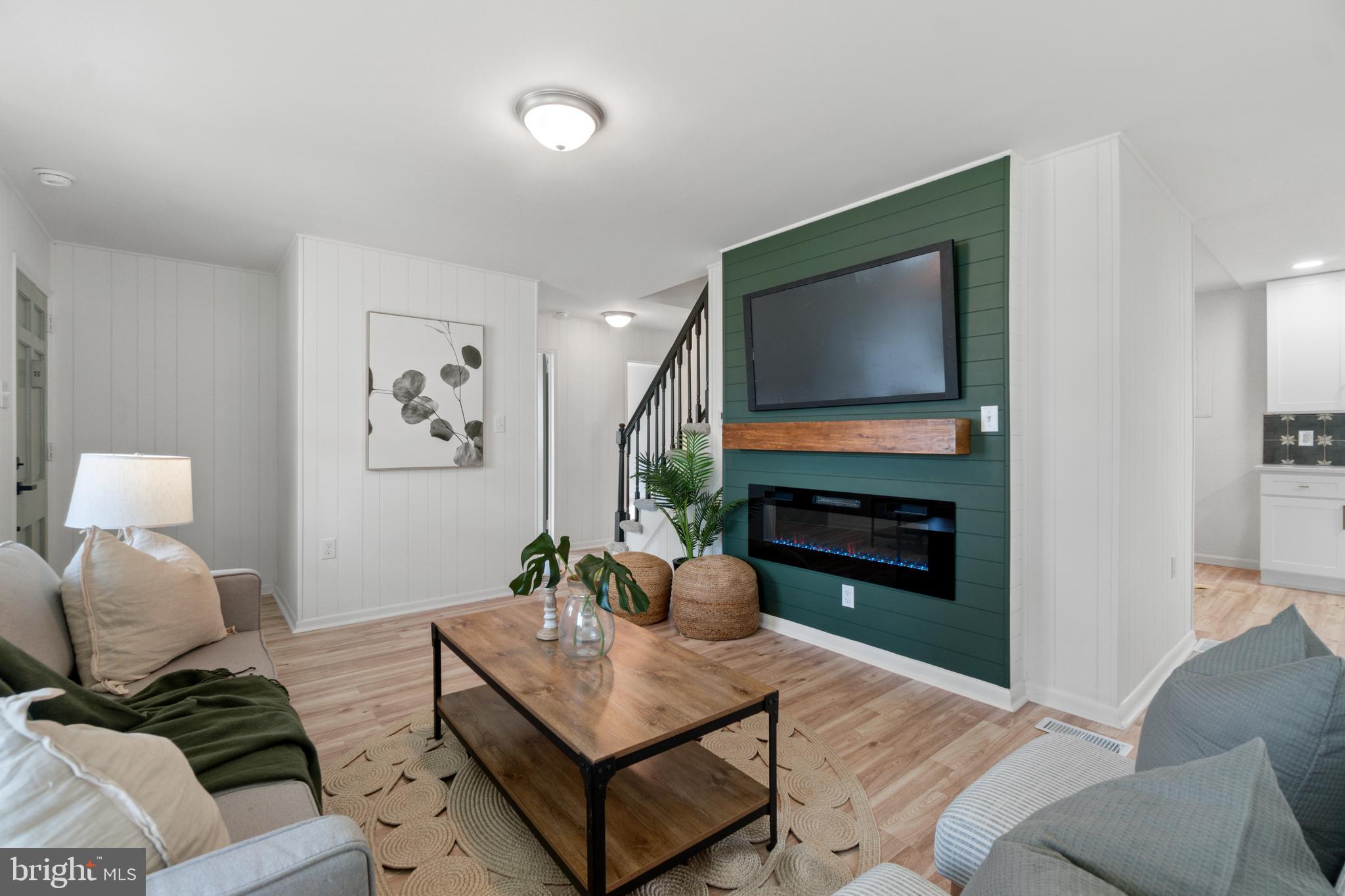 8117 Cornwall Road Dundalk, MD 21222 - Photo 6 of 40 Living Room with Fireplace