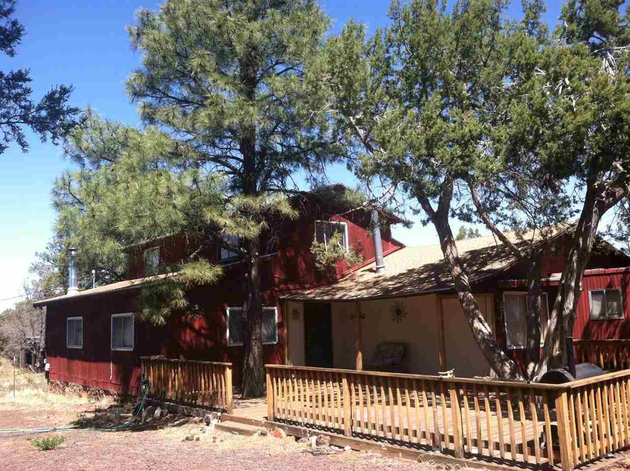 5298 Show Low Lake Road Lakeside, AZ 85929 - Photo 1 of 36 a front view of a house