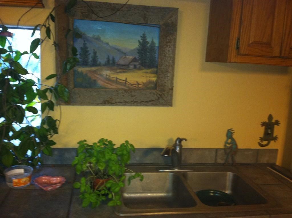 5298 Show Low Lake Road Lakeside, AZ 85929 - Photo 7 of 36 a bathroom with a sink and mirror