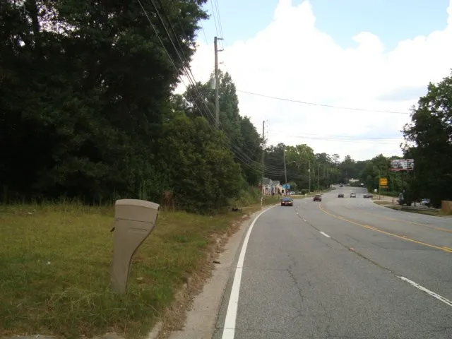a view of a city street