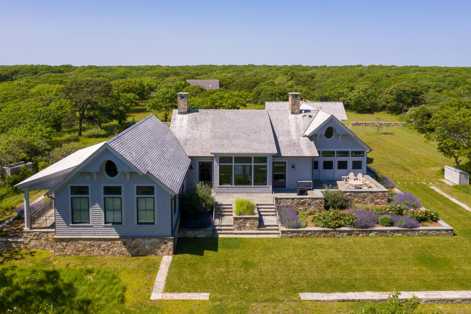 10 Jacob's Neck Road Edgartown, MA 02539 - Photo 24 of 31 Aerial view of the house