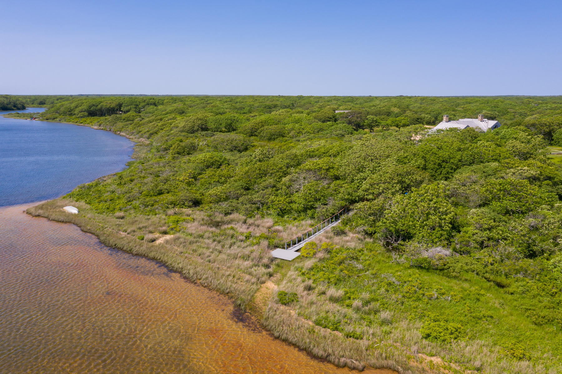 10 Jacob's Neck Road Edgartown, MA 02539 - Photo 28 of 31 Boardwalk to the pond