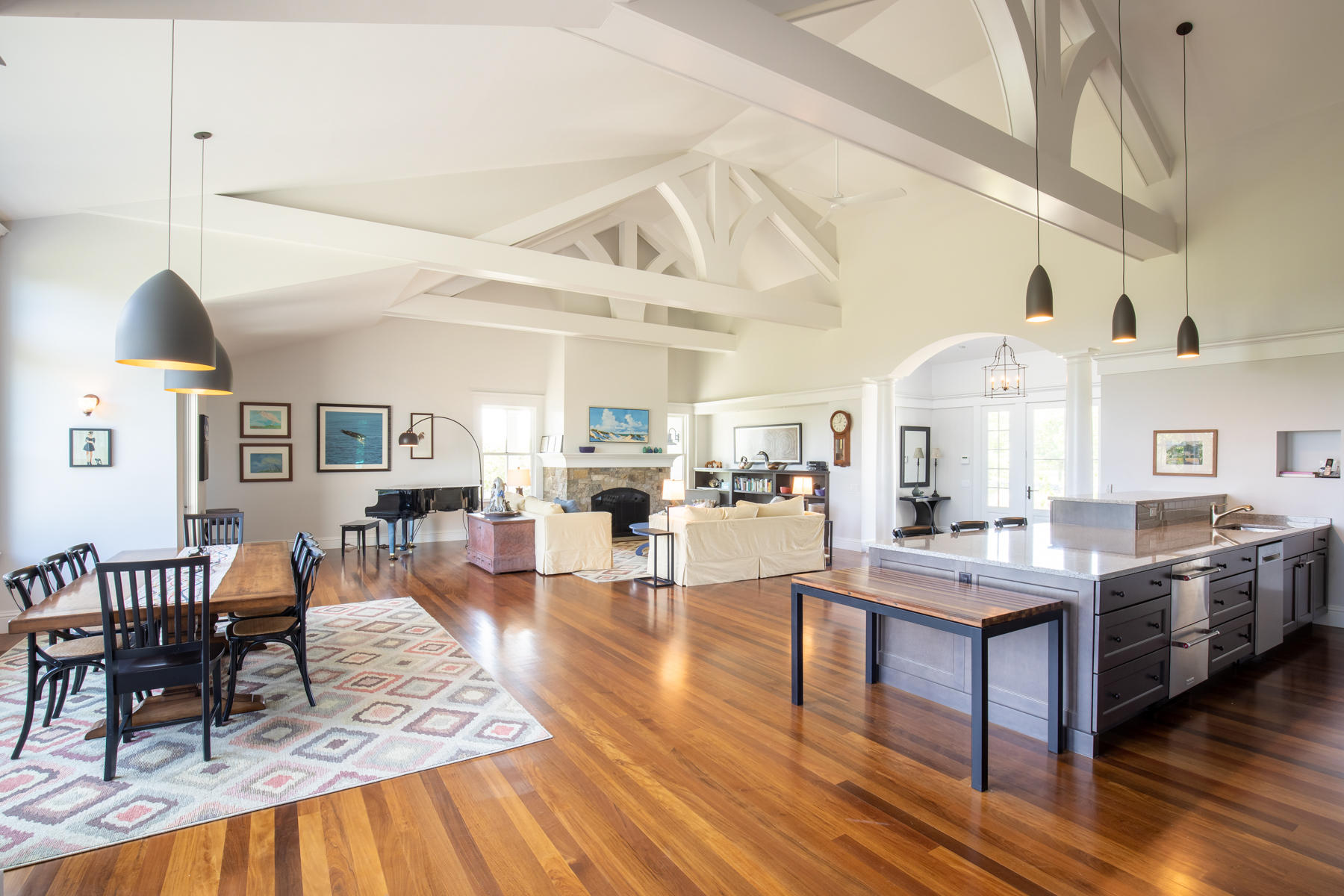 10 Jacob's Neck Road Edgartown, MA 02539 - Photo 7 of 31 Dining area, kitchen and living room