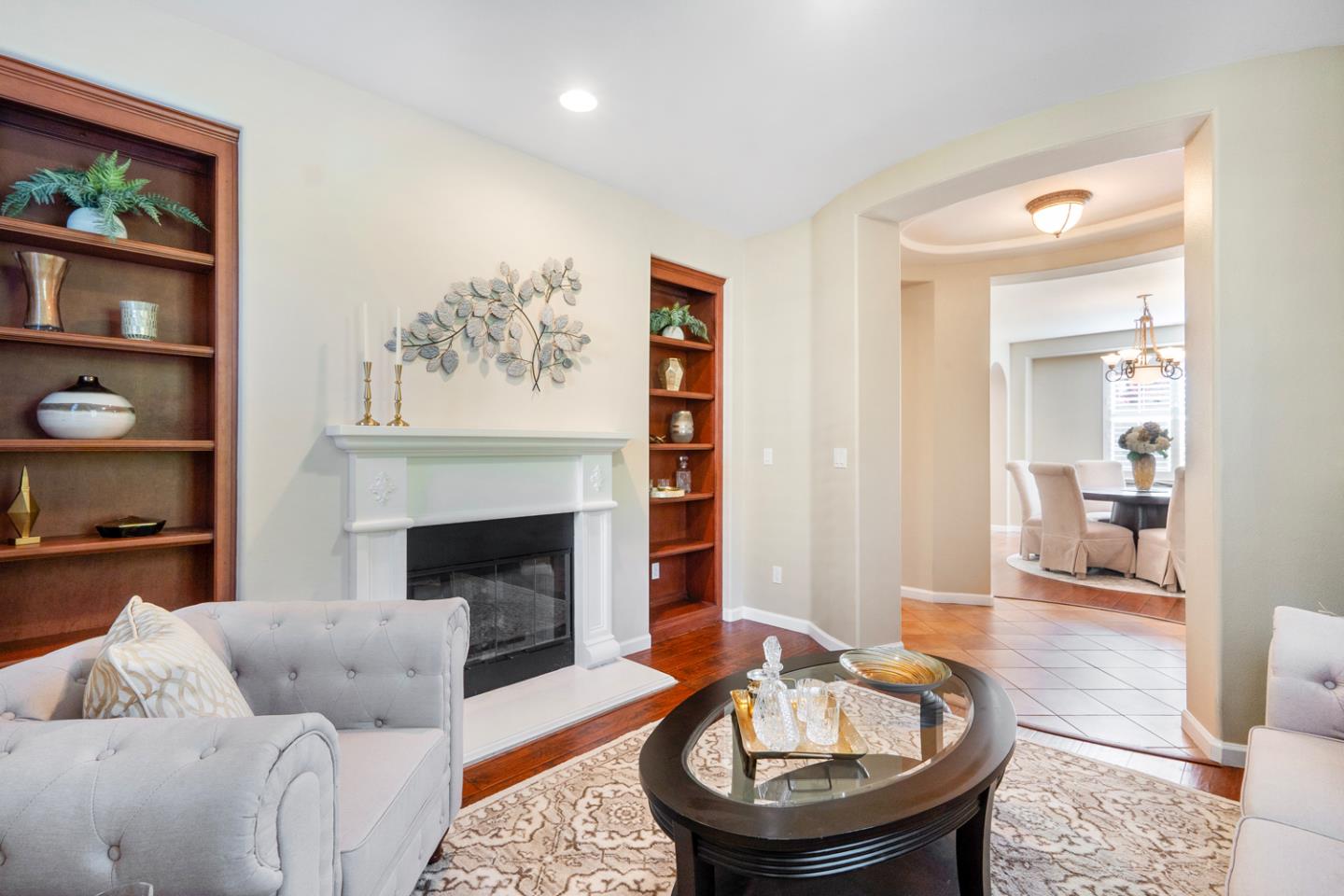 7180 Eagle Ridge Drive Gilroy, CA 95020 - Photo 6 of 63 a living room with furniture and a fireplace