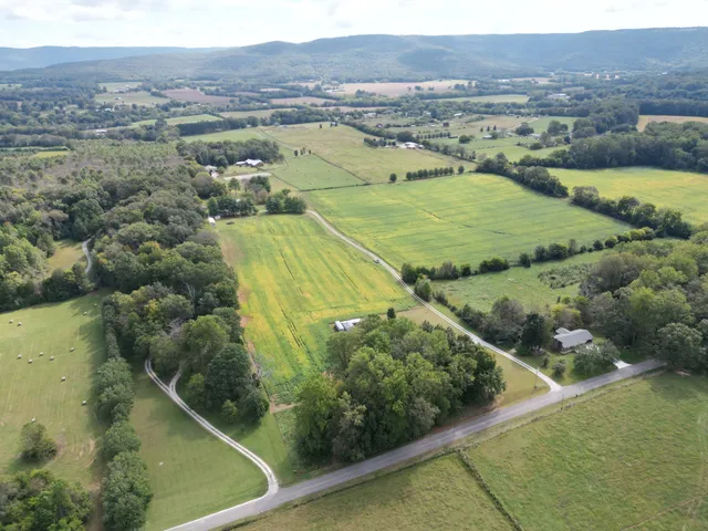a view of a lake with a mountain