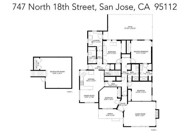 $5,500 | 747 North 18th Street, San Jose, CA 95112