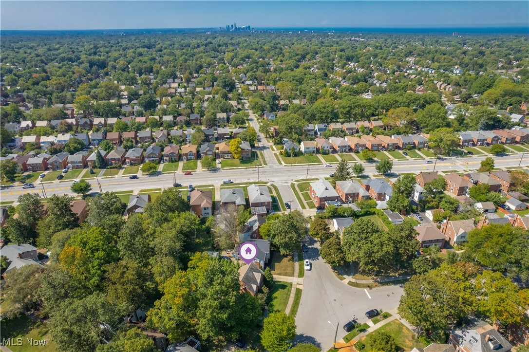 4022 Hillbrook Road Cleveland, OH 44118 - Photo 49 of 49 Aerial view of property's location featuring nearby suburban area