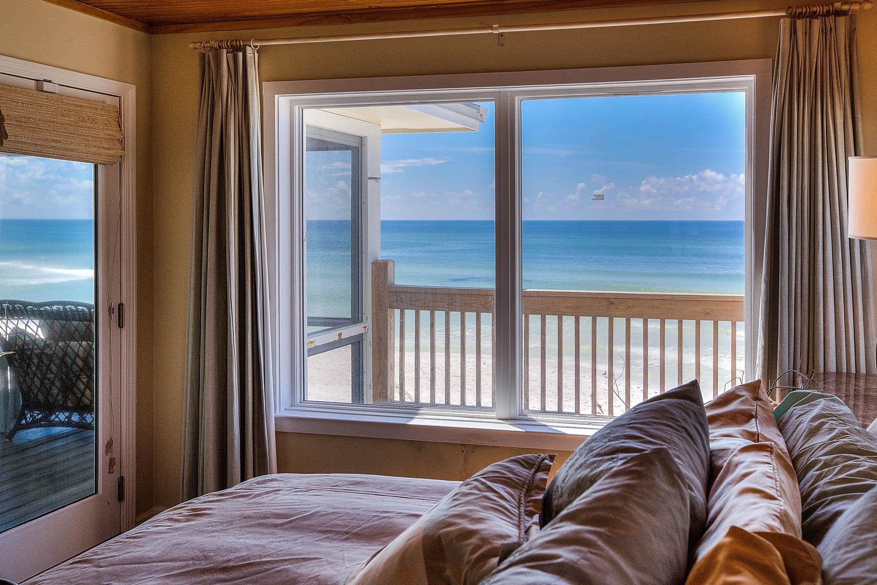 325 Pompano Street Inlet Beach, FL 32461 - Photo 22 of 49 a bedroom with a bed and a window