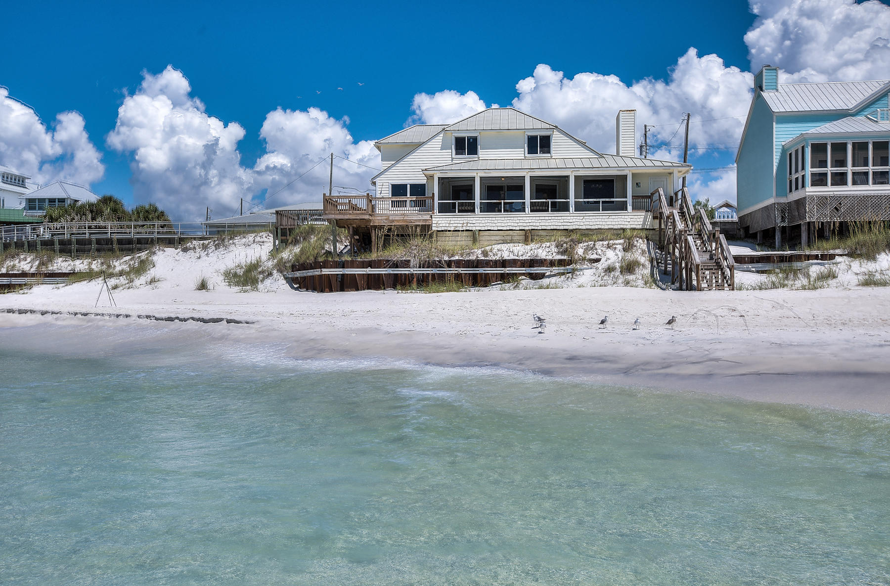325 Pompano Street Inlet Beach, FL 32461 - Photo 45 of 49 a front view of a house with a yard