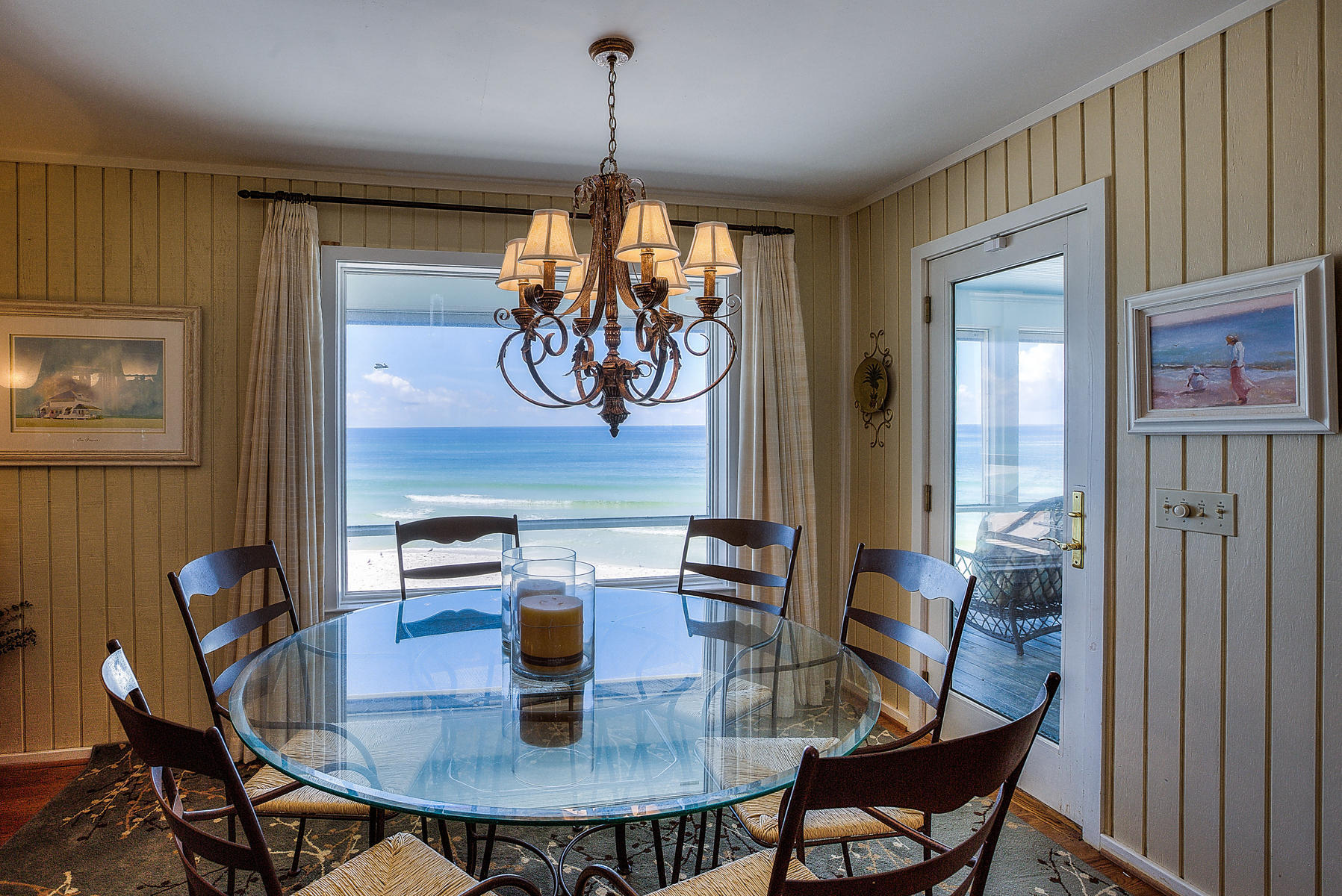 325 Pompano Street Inlet Beach, FL 32461 - Photo 8 of 49 a view of a dining room with furniture and window