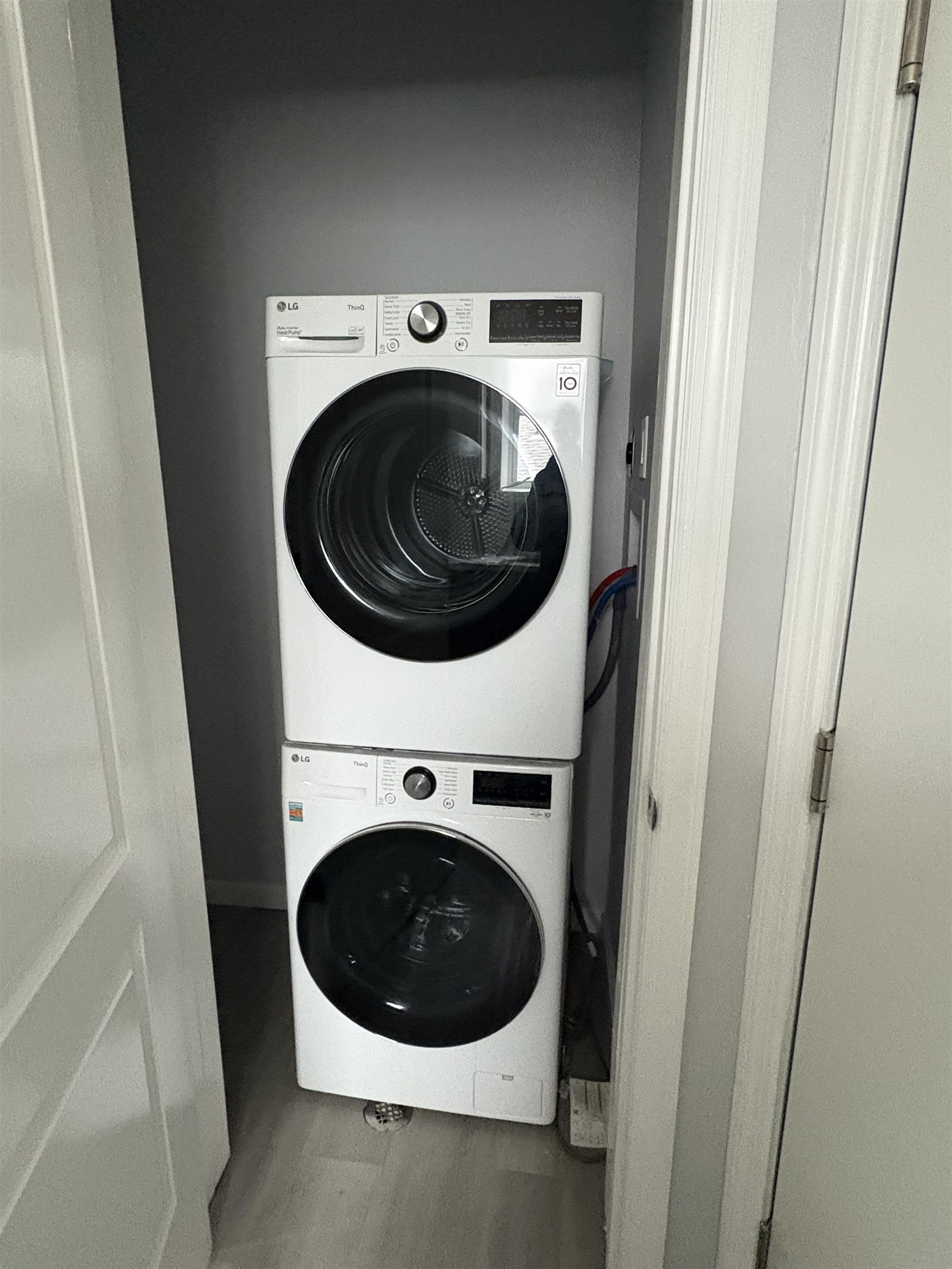 17 Teaneck Road, Unit 3C Ridgefield Park, NJ 07660 - Photo 8 of 8 a utility room with dryer and washer