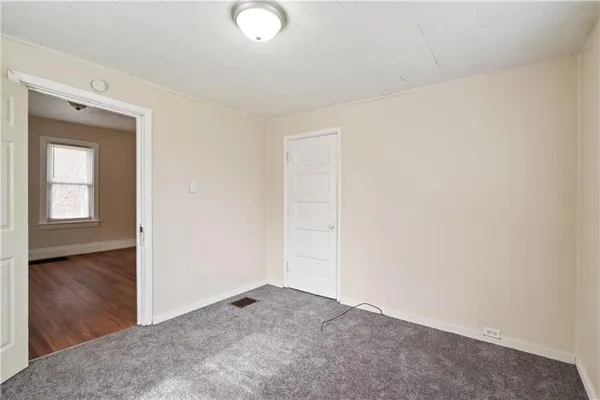 a view of an empty room