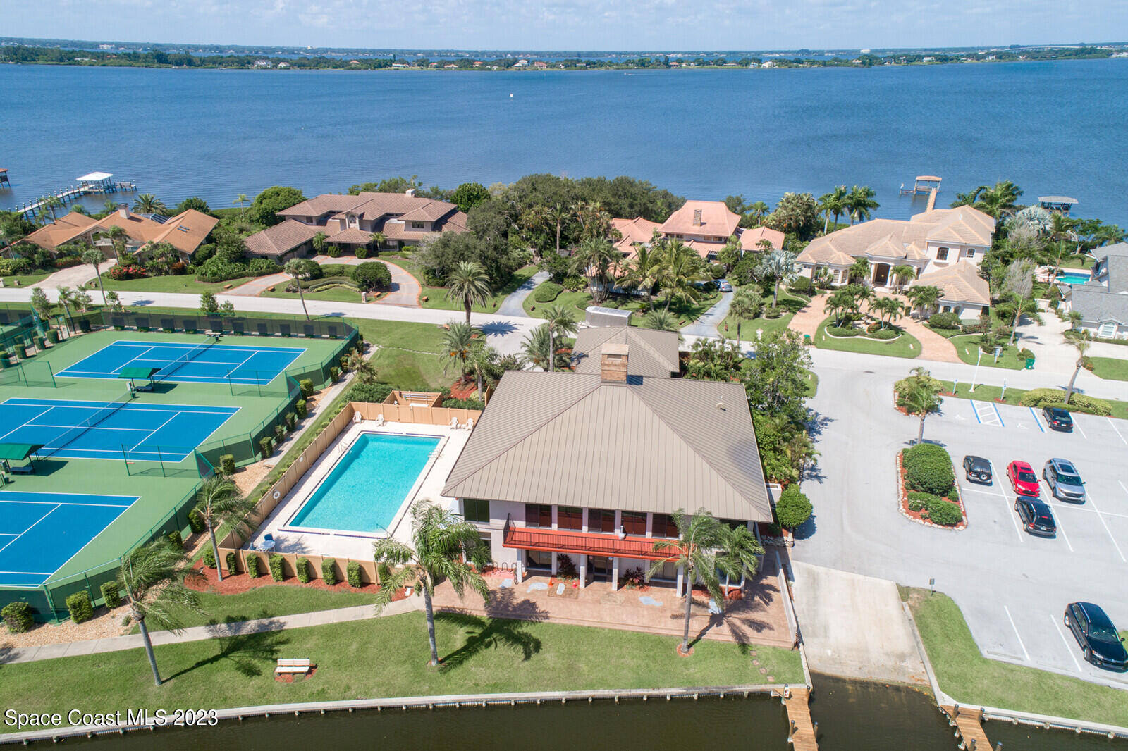 618 Tortoise Way Satellite Beach, FL 32937 - Photo 12 of 21 an aerial view of a house with a lake view