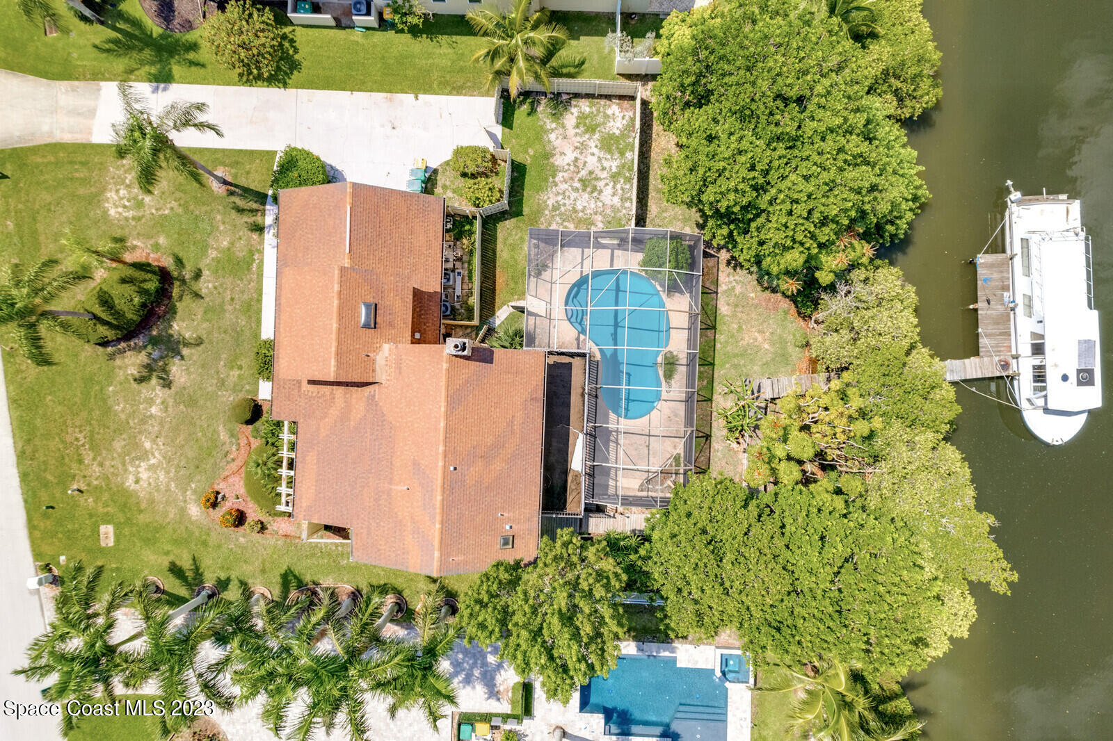 618 Tortoise Way Satellite Beach, FL 32937 - Photo 9 of 21 an aerial view of residential houses with outdoor space